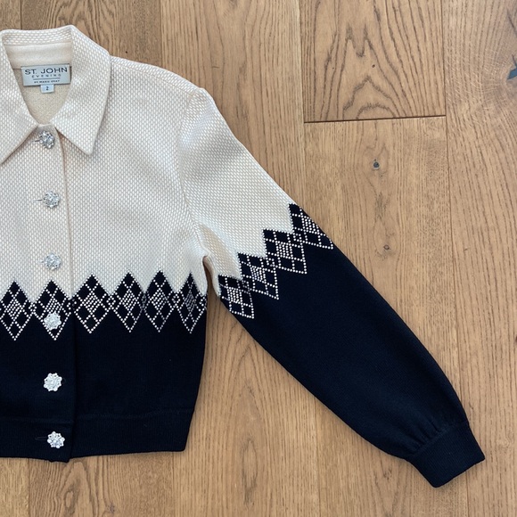 St. John Evening by Marie Gray Knit Jacket - Picture 6 of 11